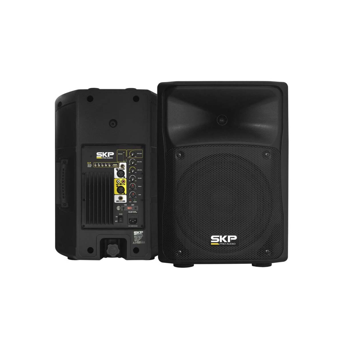 Parlante Amplificado Portable 600W RMS 150W 10" Black Titanium USB/SD SKP PRO SK-2P