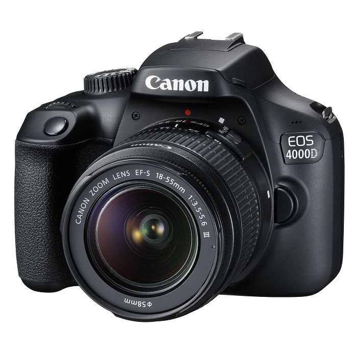Camara Canon Réflex Profesional EOS 4000D T100 18-55mm WiFi
