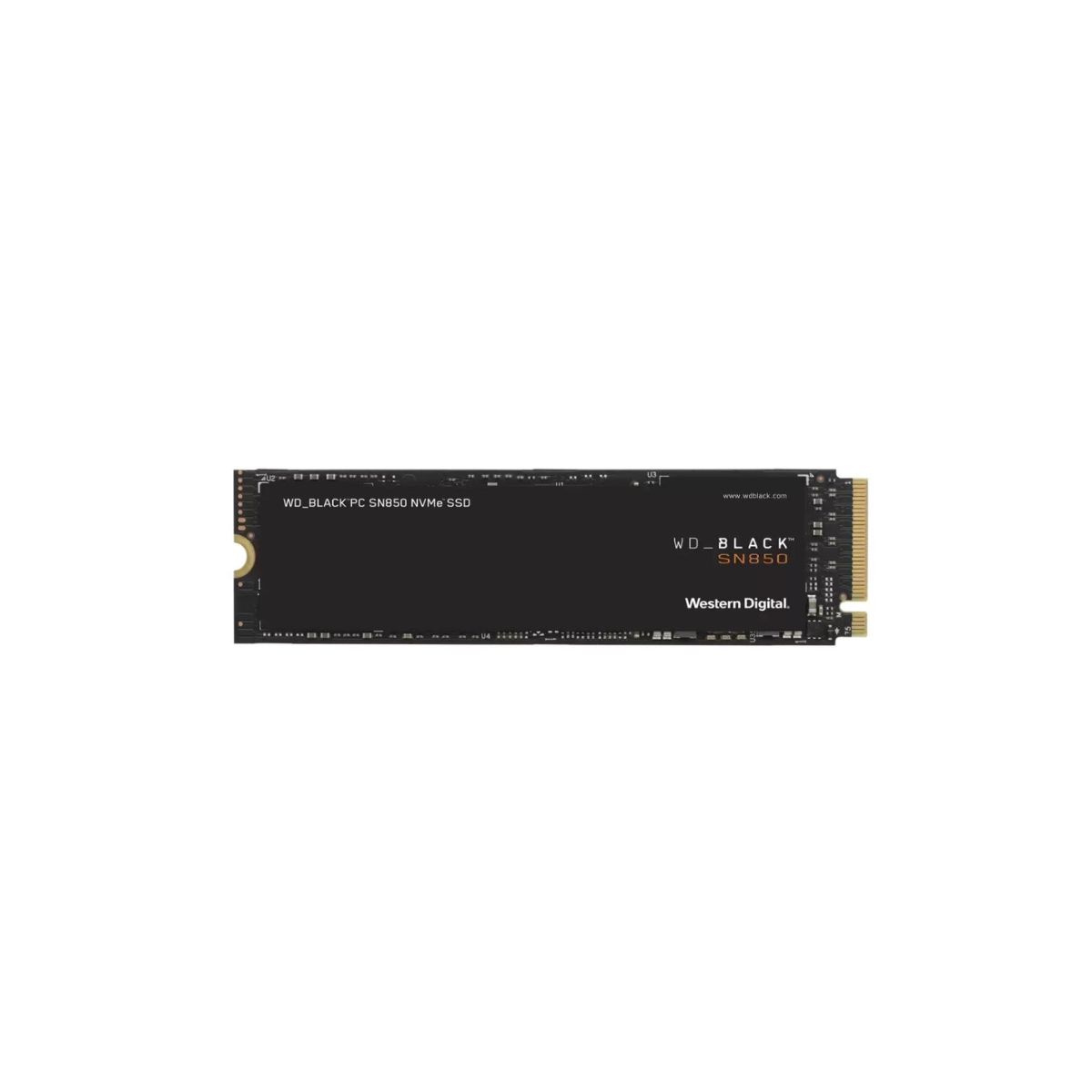 Disco Solido SSD WD 500GB NVMe PCIe M2 7000mb/s Black SN850