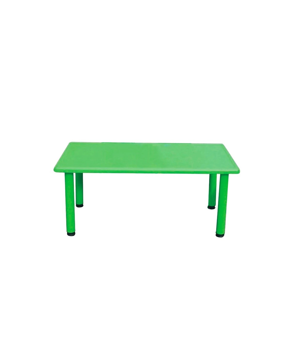 Mesa de plástico rectangular Verde 120 X 60 X 50