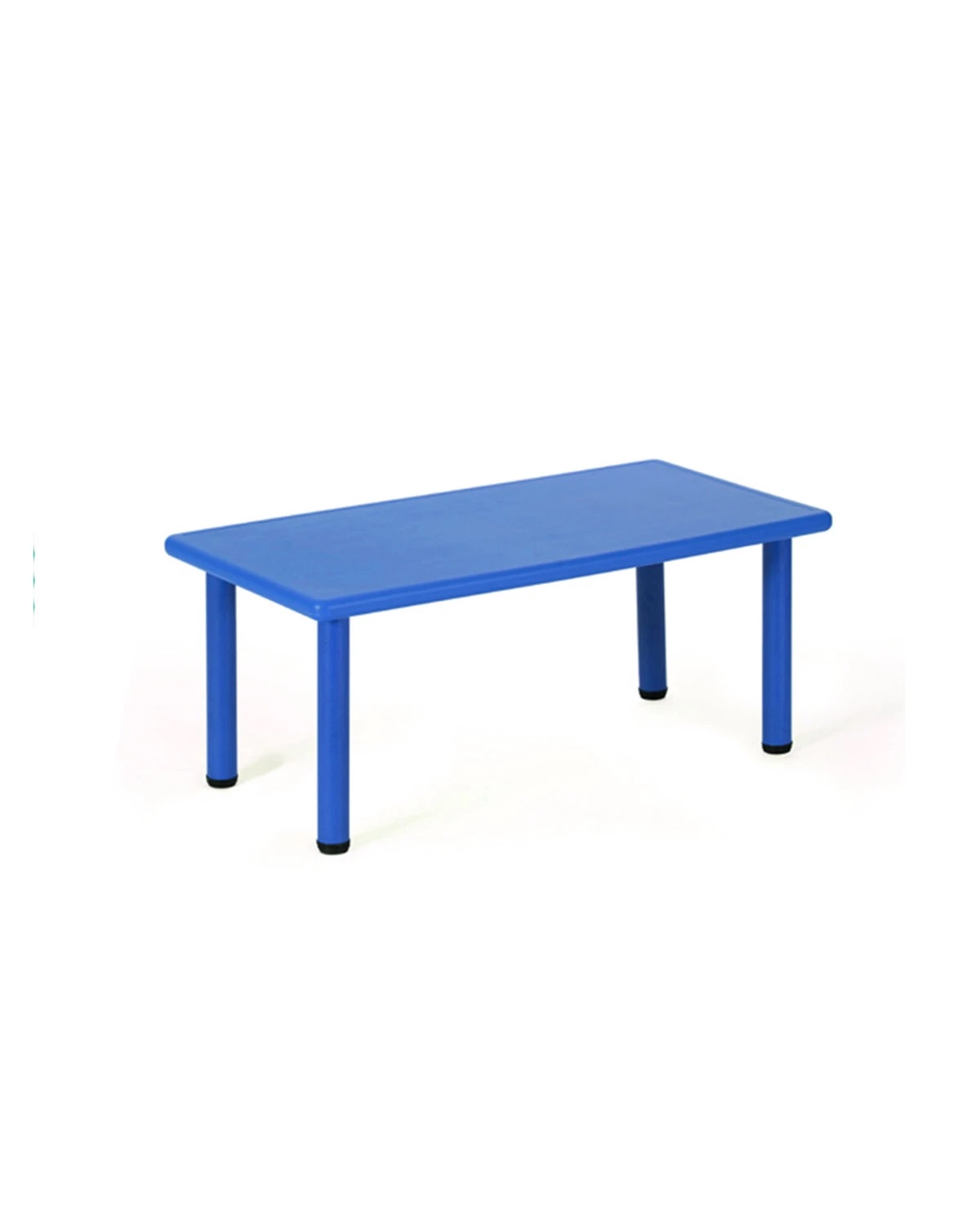 Mesa de plástico rectangular azul 120 X 60 X 50