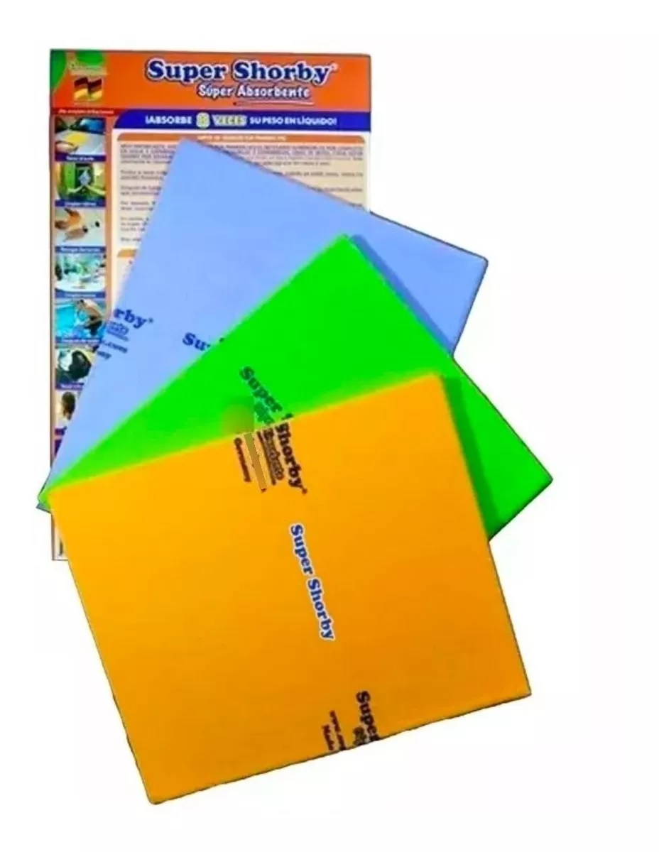 Super Shorby - Toalla Súper Absorbente Alemania - Pack 8 uni