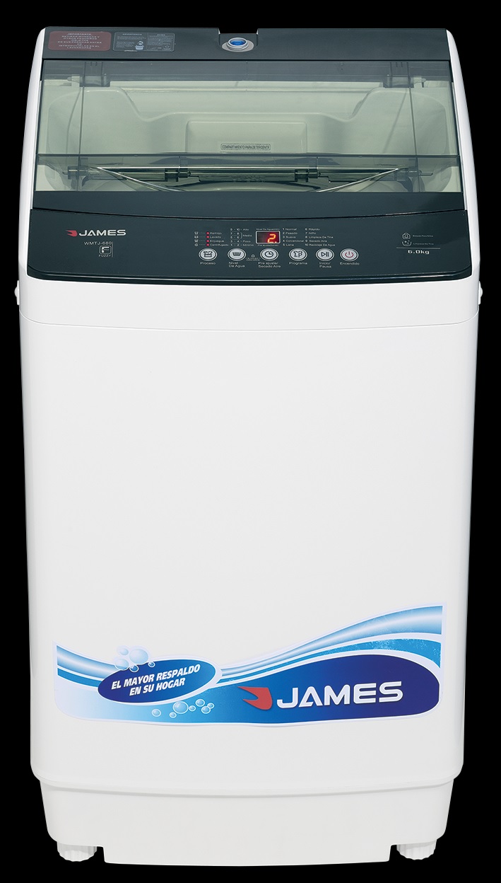 Lavarropas Automático James Carga Superior WM 680 Blanco 6kg
